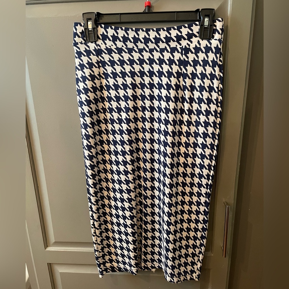 Baum Und Pferdgarten Houndstooth Pencil Skirt